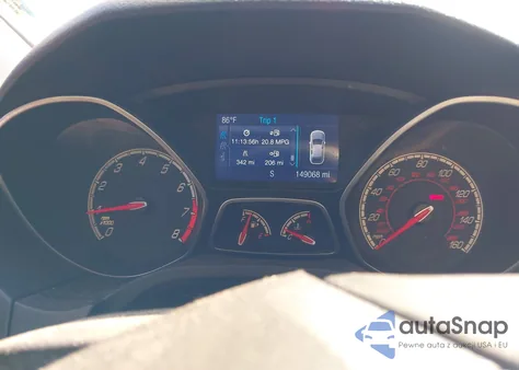 2014 Ford Focus St из США, поврежденный, VIN 1FADP3L93EL212394